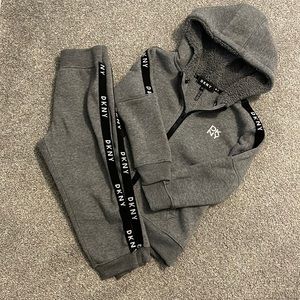 DKNY toddler boy hoodie and pant set size 3T